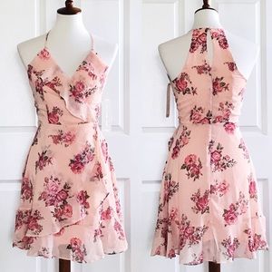 Almost Famous Light pink chiffon sundress